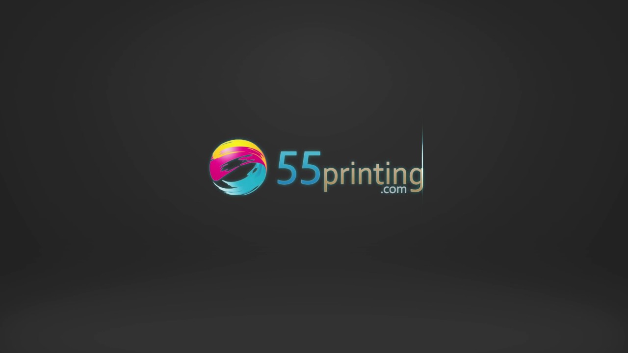 Intro tryout video for 55printing.com from a brochure customer