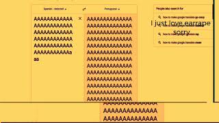 Google translate can scream (Earrape Warning)