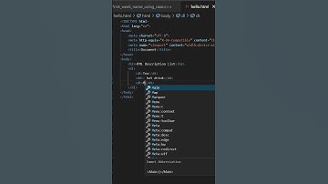 HTML Description List || html other  list #shorts  #html  #code