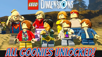 LEGO Dimensions - All Goonies Unlocked (Sloth, Mikey, Brand, Chunk, Data, Andy and Stef)