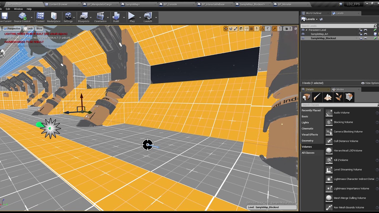 Scripting Events with Level Blueprints - Triggers - YouTube