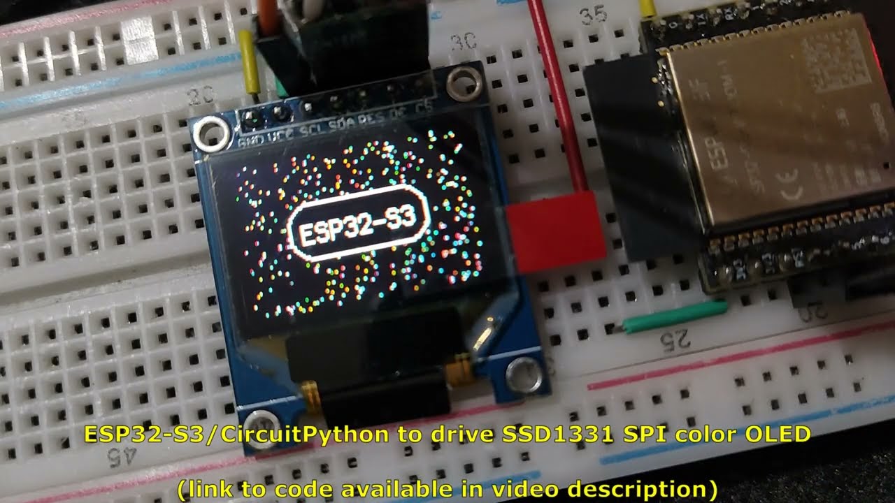 Color OLED SSD1331 Display with Arduino Uno 