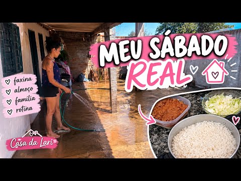 ROTINA DE SÁBADO EM CASA 🏠 | faxina, almoço e vida real