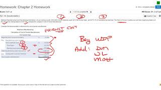 ACC114 Chapter 2 Homework Illustration  5th edition 1