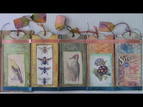 Paint Chip Journal Workshop with Rosemary & Shannon - YouTube