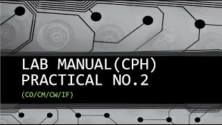 Practical 2 with solutions | CPH | SEMESTER II | MSBTE | Diploma | CO/CM/CW/IF |
