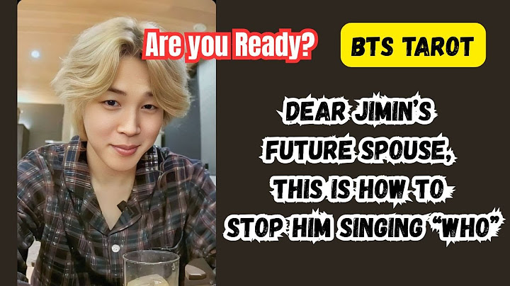 [BTS TAROT]What Jimin's Future Spouse Needs To do To Meet Him?
