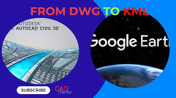 Exporting DWG file to KML format using MAPEXPORT command.