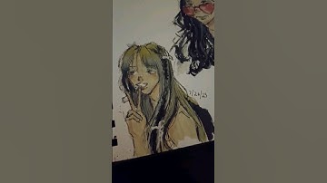 #art #chaeyoung #twice #kpop #kpopfanart #fanart #sketch #painting #artist #gouache #shorts