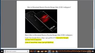 Download Huawei Porsche Design Mate 20 RS wallpapers screenshot 1