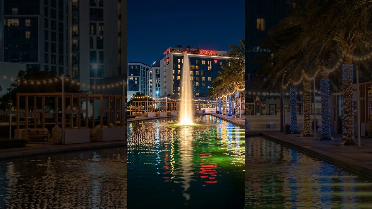 Live @ The Lake area near Radisson RED hotel Dubai | #radissonred #radissonhotels #dubaihotels