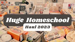 HUGE HOMESCHOOL HAUL 2023: Homeschool supplies from Michael's, Target, Ikea, Amazon, \& more!