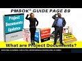 PMP Fast Facts #21: What are the Page 89 Documents? Let's Cover ALL Page 89 Docs NOW!