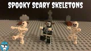 Lego Spooky Scary Skeletons (Stop Motion)