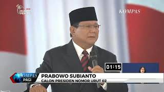 KENAPA ANDA SAMPAI SAAT INI MASIH BEKERJA TERUS ? PRABOWO : KARENA KITA TIDAK PUNYA UANG