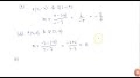 Find the slope of the lines: (a) Passing through the points `(3, 2)` and `( 1.4)` , (b) Passing ...