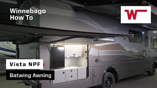 Winnebago Vista: How to Operate the "Batwing" Awning