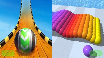 Sky Rolling Ball 3D Vs Canvas Run Android iOS Mobile Gameplay Walkthrough 110139