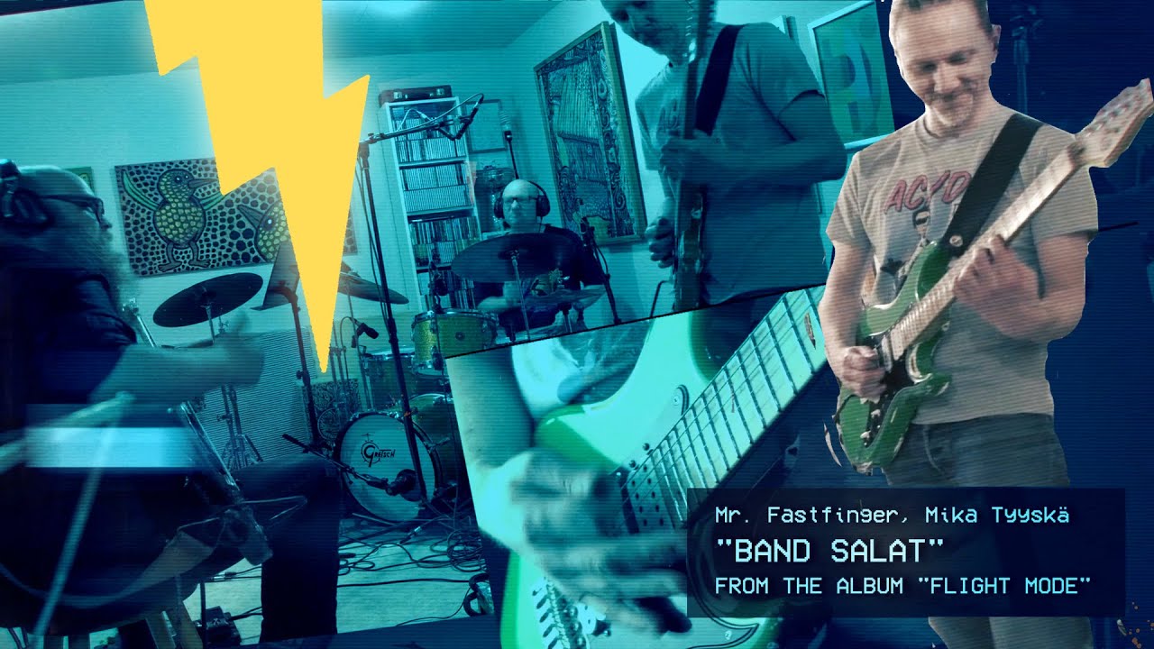 Band Salat Mr. Fastfinger, Mika Tyyskä Music video , Full song