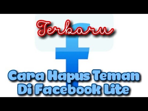 Cara Hapus Teman Di Facebook Lite - YouTube