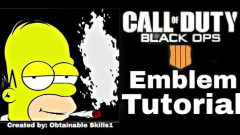 Black Ops 4 Cod Bo4 Emblems Tutorial