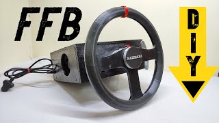 DIY FORCE FEEDBACK GAMING STEERING WHEEL | ARDUINO