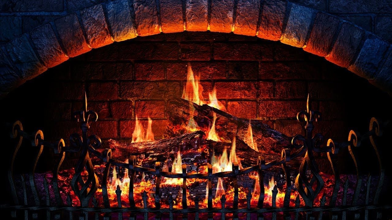 🔥 Fireplace 10 HOURS Ultra HD - Relaxing Fire Burning Video & Crackling Fireplace Sounds