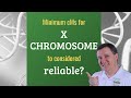 What is the minimum reliable cM to research with X-DNA results?