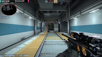 No-scope headshot through a smoke blind?? | CS:GO Twitch Clips #1