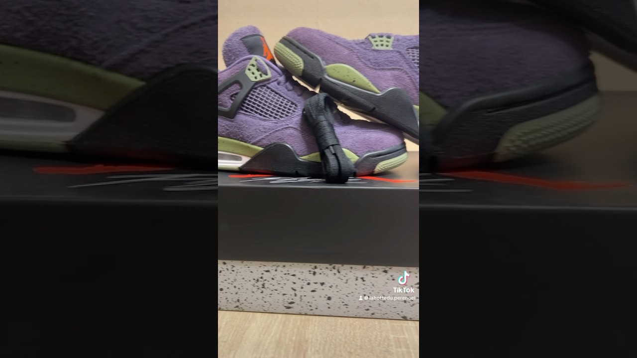 Unboxing Jordan 4 Canyon Purple 