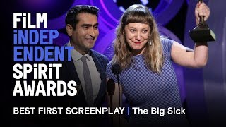 THE BIG SICK wins Best First Screenplay at the 2018 Film Independent Spirit Awards