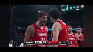 Yunani̇stan -Türki̇ye Eurobasket Yari Fi̇nal