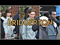 Eloise bridgerton francesca bridgerton and mr stirling filming season 3