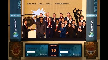 XDC Network ETP Gong Ceremony at Euronext Amsterdam | Bridging TradFi and Web3