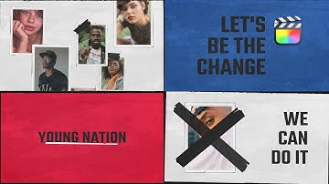 Young Nation Modular Template for Apple Motion & Final Cut Pro - MotionVFX