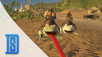 Ark Survival Evolved -Northern Tribe - Taming a Frog/Beelzebufo Riding