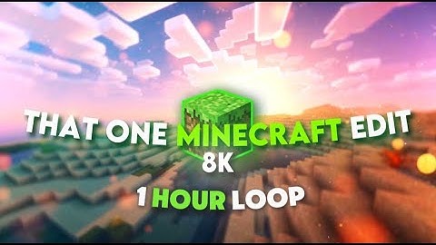 Aria Math - C418 (tiktok version) [Edit 8K] (1 HOUR LOOP )