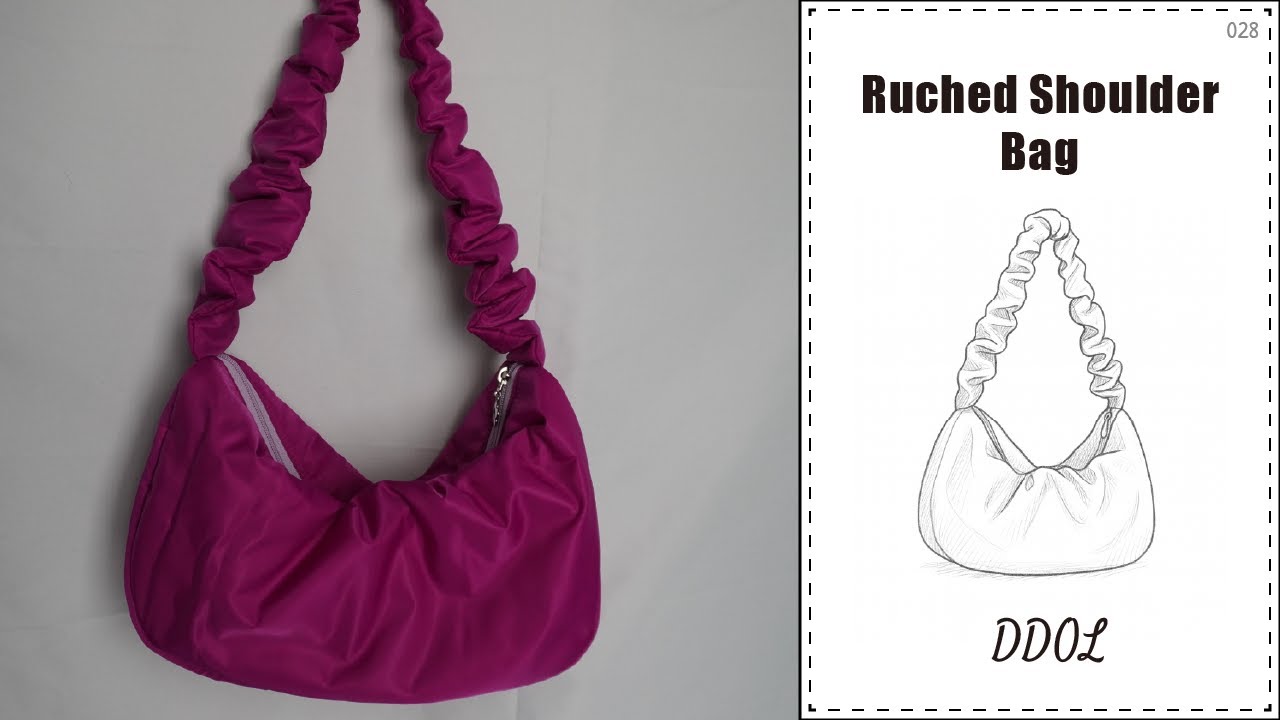 셔링 숄더백 | DIY Ruched Shoulder Bag tutorial (DDOL)