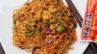 Rara Fry Noodles| Chinese Style Rara Noodles Recipe| Fry Noodles Recipe| Masala Rara