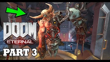 Doom Eternal Live Stream - Walkthrough Gameplay PART 3 (Full Game)