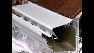 LeaFree Water Flow on Seamless Gutters