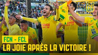 FC Nantes - FC Lorient : la joie après la victoire !