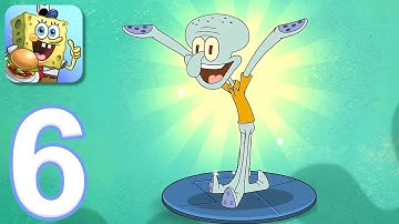 SpongeBob: Krusty Cook-Off - Gameplay Walkthrough Part 6 - The Krusty Krab (iOS, Android)