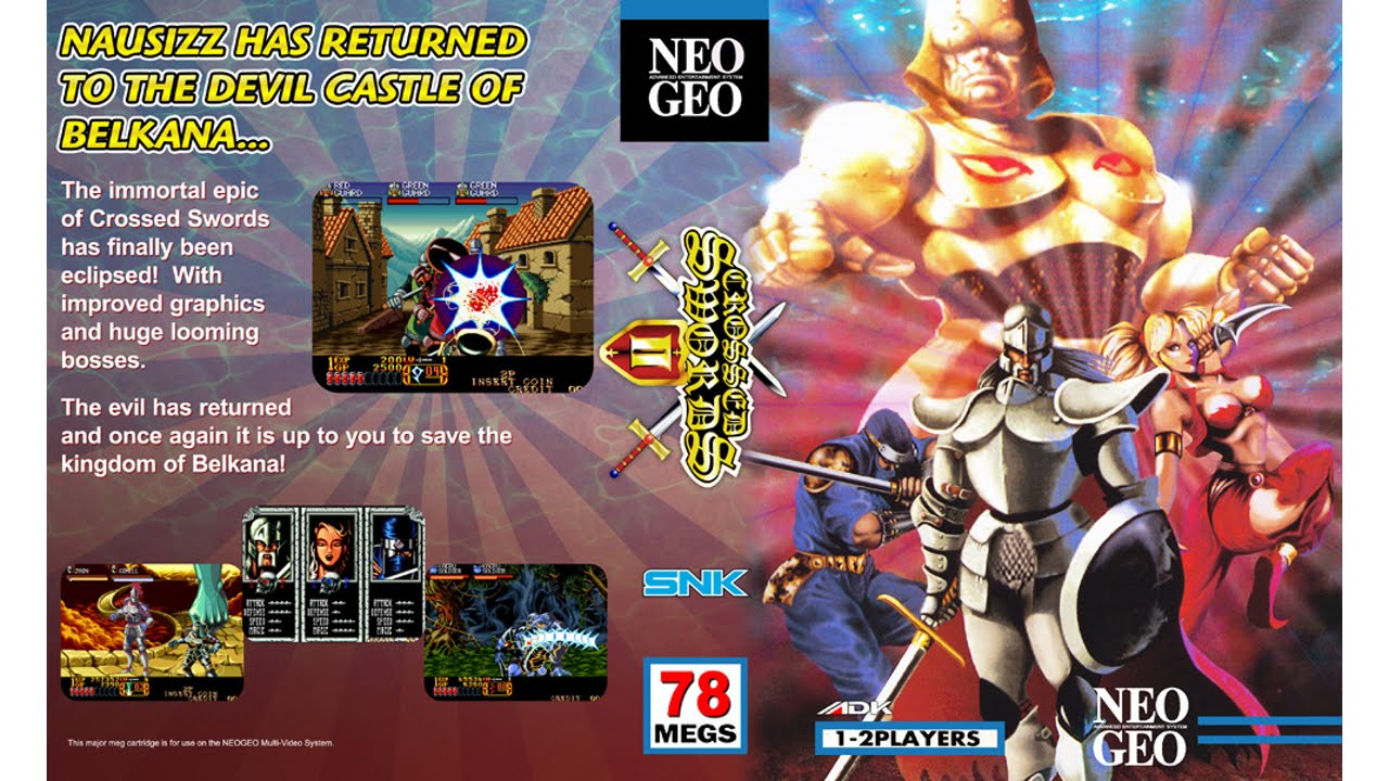 Crossed Swords 2 Pre-Orders Now Open for Neo Geo MVS! 