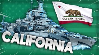 California is GIRTHY in all the right places in World of Warships Legends