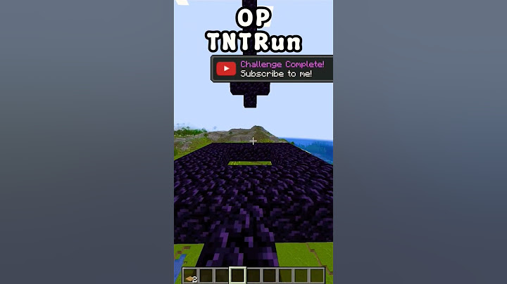 Minecraft TNT run (OP ending) #minecraft #shorts #tntrun #funny #op #gaming #trending