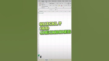 Adding checkboxes is a breeze in Excel with Microsoft 365 #shorts #excel