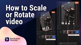How to Scale, Rotate & Flip Your Videos in FilmoraGo screenshot 4