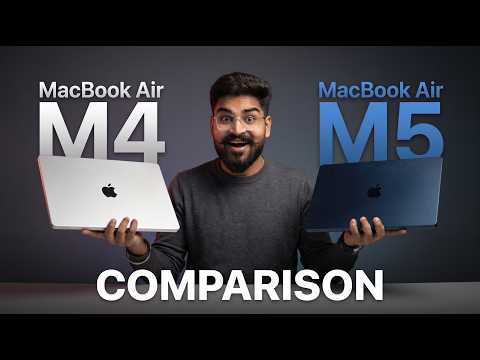 MacBook Air M4 vs M5 🔥 Which one is Best For Students, Coding & Video Editing ? ✅ Amazon Prime Day