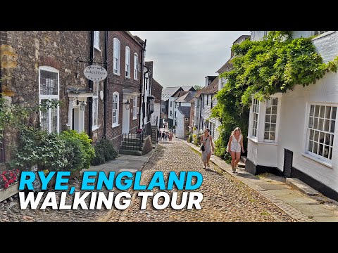 England Walk: Rye, East Sussex - England's medieval citadel (Mermaid St, Rye Castle & Ypres Tower)